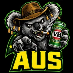 Team Australia: Drop Bears logo