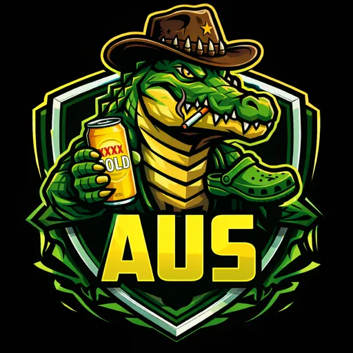 Team Australia - Crocs logo