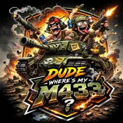 Dude, Where's my M433? logo